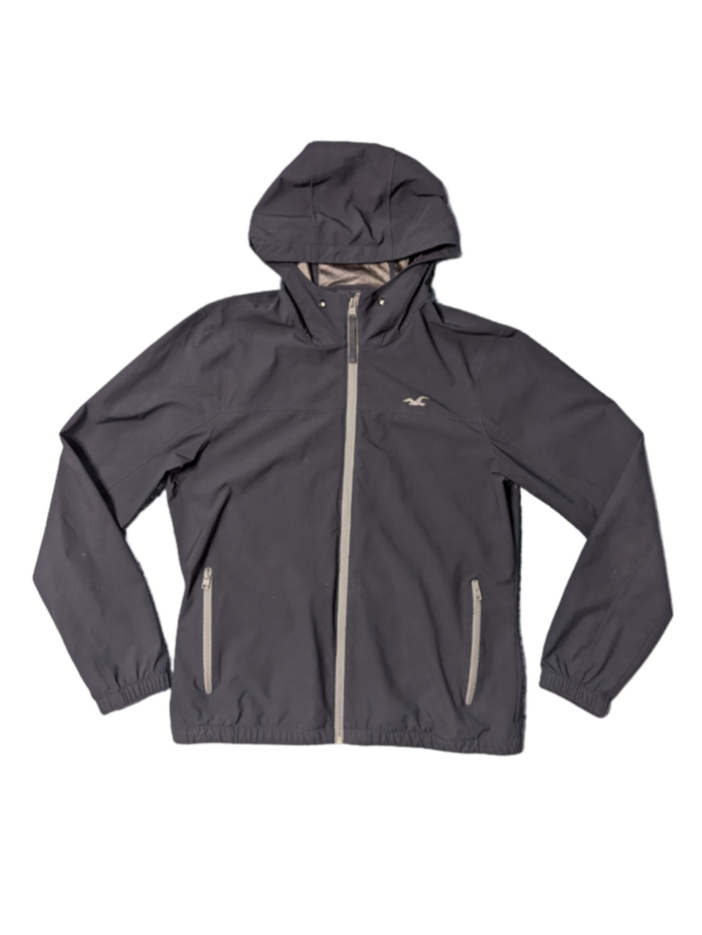 Hollister Co. Full-Zip Hooded Lightweight Windbreaker Jacket Men's M